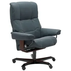 Stressless Bürostuhl Mayfair Office Leder Blau Batick Atlantic Blue