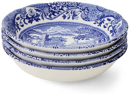 Spode Blue Italian Set of 4 15cm Cereal Bowls