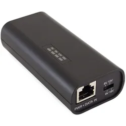 Alfa Network PD-1000D - 802.3at Gigabit Switchable PoE (802.3af (PoE), 802.3at (PoE+)), PoE Injector