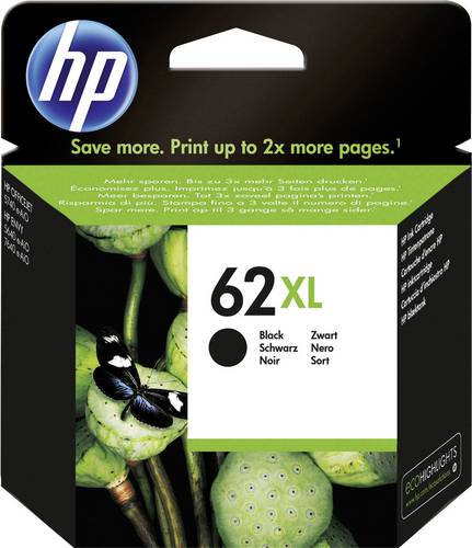 HP 62XL Druckerpatrone Original Schwarz C2P05AE Tinte