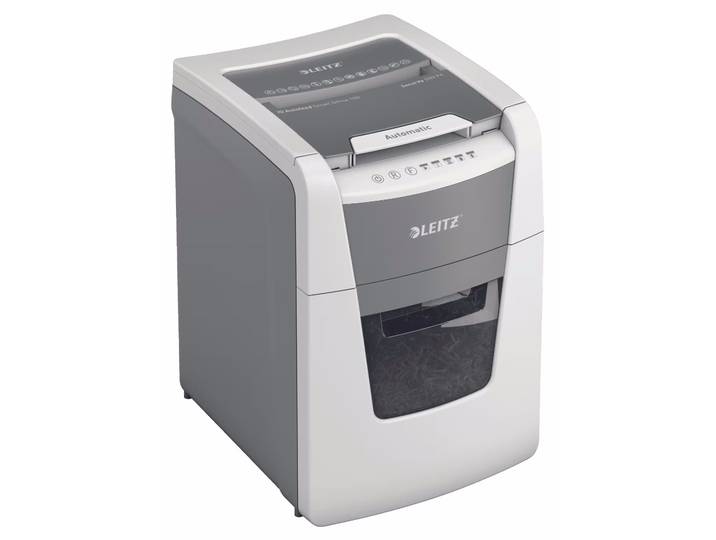 Leitz IQ Autofeed Small Office 100 P4 Aktenvernichter – Aktenvernichter/Schredder – weiss