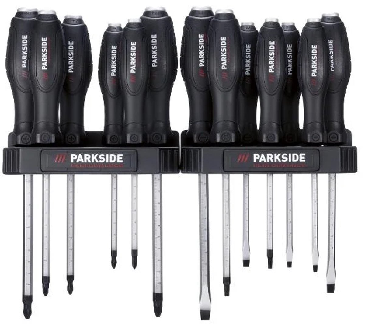 Parkside Performance 15-delige schroevendraaierset, zwart