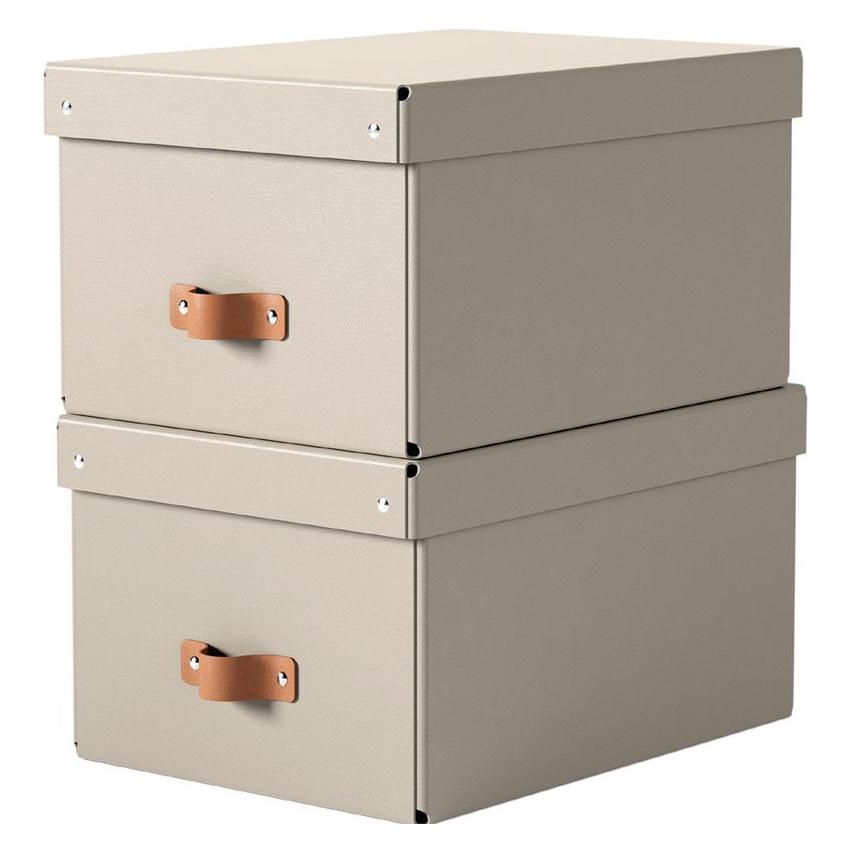 Leitz Archivbox Puro Recyclingkarton Mittel mit Deckel (A4, A5) (61490012)