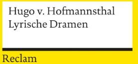 Hofmannsthal, Hugo Von - Lyrische Dramen - Preis vom 12.10.2026 11:37:12 h