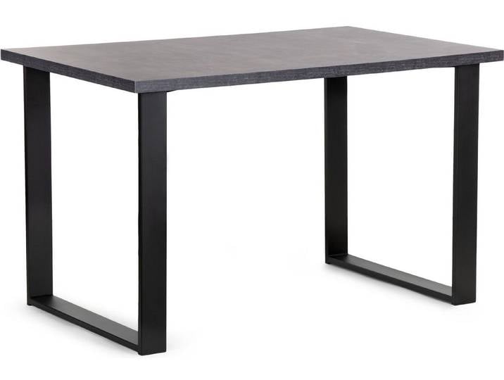 KONSIMO® Esstisch CETO Esszimmertisch Küchentisch 125x80cm, rechteckig, Loft-Stil
