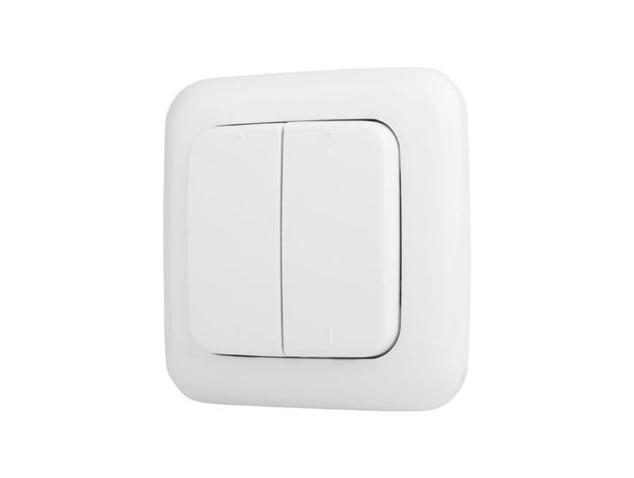Smartwares Funk Wandschalter Aufputz 2-Kanal