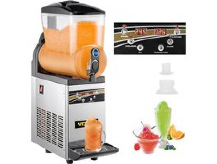 VEVOR Machine à Granité 15L Machine de Glace Fondue Machine à Boissons Glacées 500W Machine à Granita Professionnelle Réfrigération Slush Machine Machine Commerciale