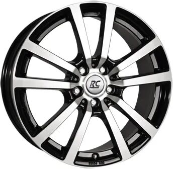 RC Design Rc25 Black Clear Matt 8x18 ET 50 5X120 Alufelge Schwarz
