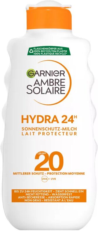 Garnier - Hydra 24h Sonnenschutz-Milch LSF 20, 200 ml