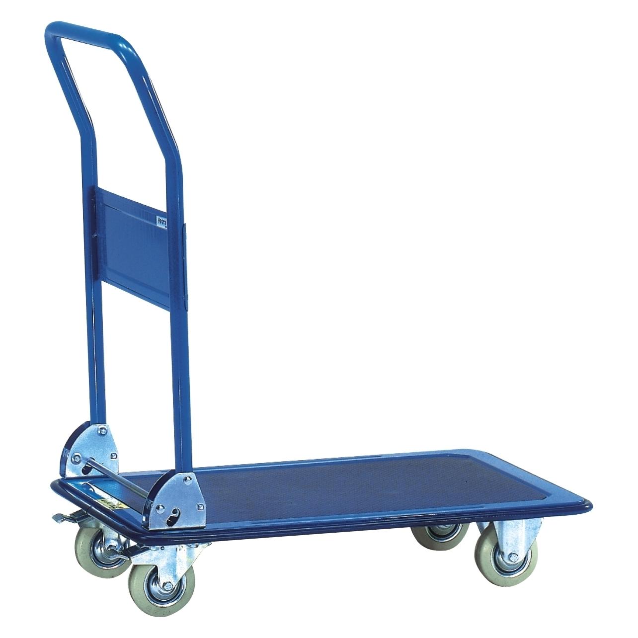 Fetra Schiebegriffwagen/Transportwagen Ladefläche 91x61cm Klappfunktion (250 kg) (3101)