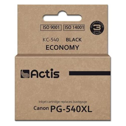 Actis KC-540 Tinte für Canon Drucker (Ersatz Canon PG-540XL) Supreme 22 ml schwarz (BK) (KC-540)