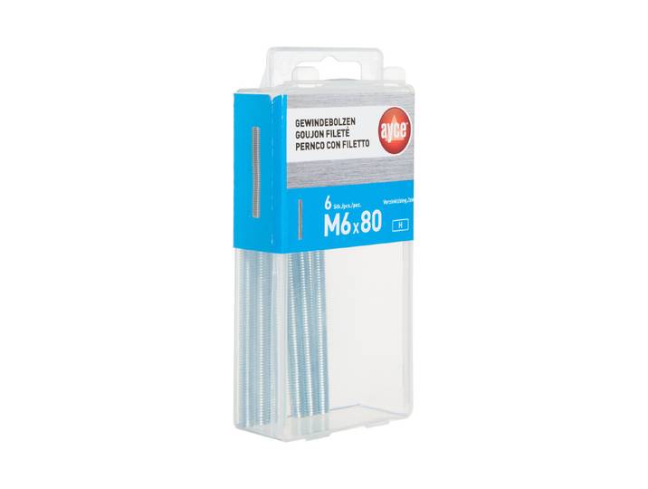 Ayce Gewindebolzen M6 × 80 mm