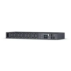CyberPower PDU81005, Rackmount 1U, Switched PDU, Metered-by-Outlet Leistungssteuerung, Eingang 230V/16A (1), Ausgang IEC-320 C13 (8), SNMP-Netzwerkanschluss, PowerPanel Software