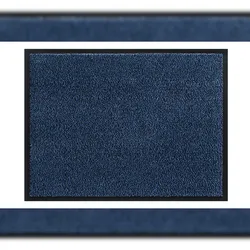 aro Schmutzfangmatte, Kunststoff, 60 x 40 cm, blau/schwarz