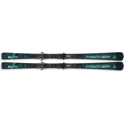 FISCHER Damen Racing Ski RC4 POWER AR + RS 10 PR, Größe 150 in Schwarz Schwarz
