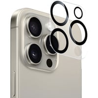 NEVOGLASS 3D Kameraschutzglas, Schutzfolie transparent/schwarz, iPhone 17 Air