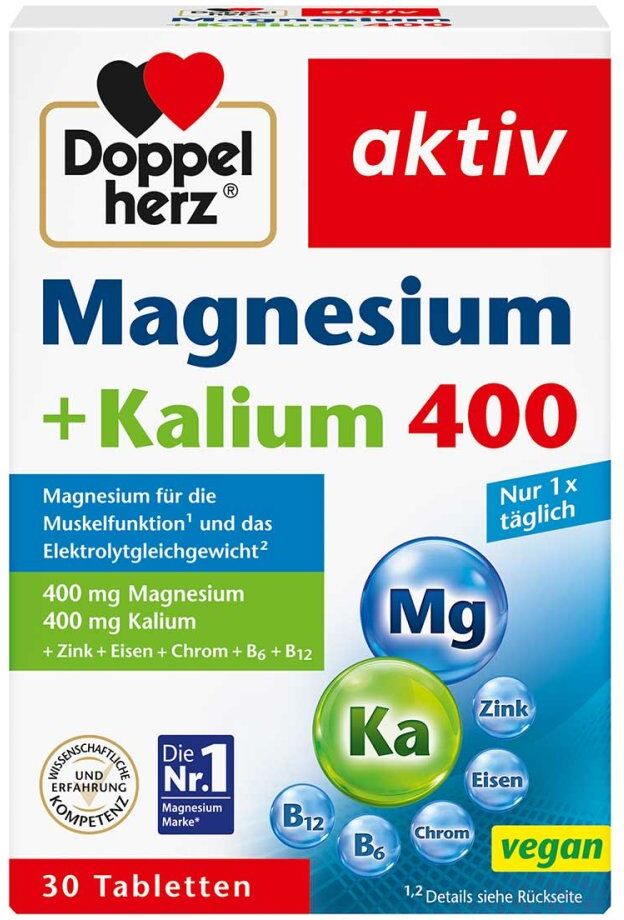 Doppelherz Magnesium + Kalium Tabletten 30stk