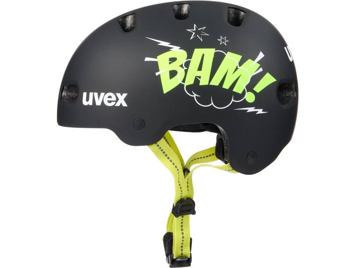 Uvex Velohelm Kid 4 Style Bam 51 - 55 cm Schwarz