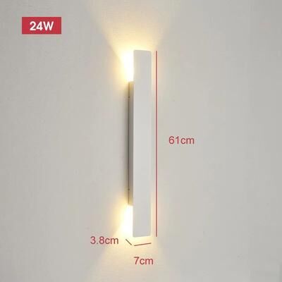 Inspire Curations AeroBeam 18W Waterproof LED Wall Light For Modern Indoor And Outdoor Spaces 60cm White Body 24w Indoor