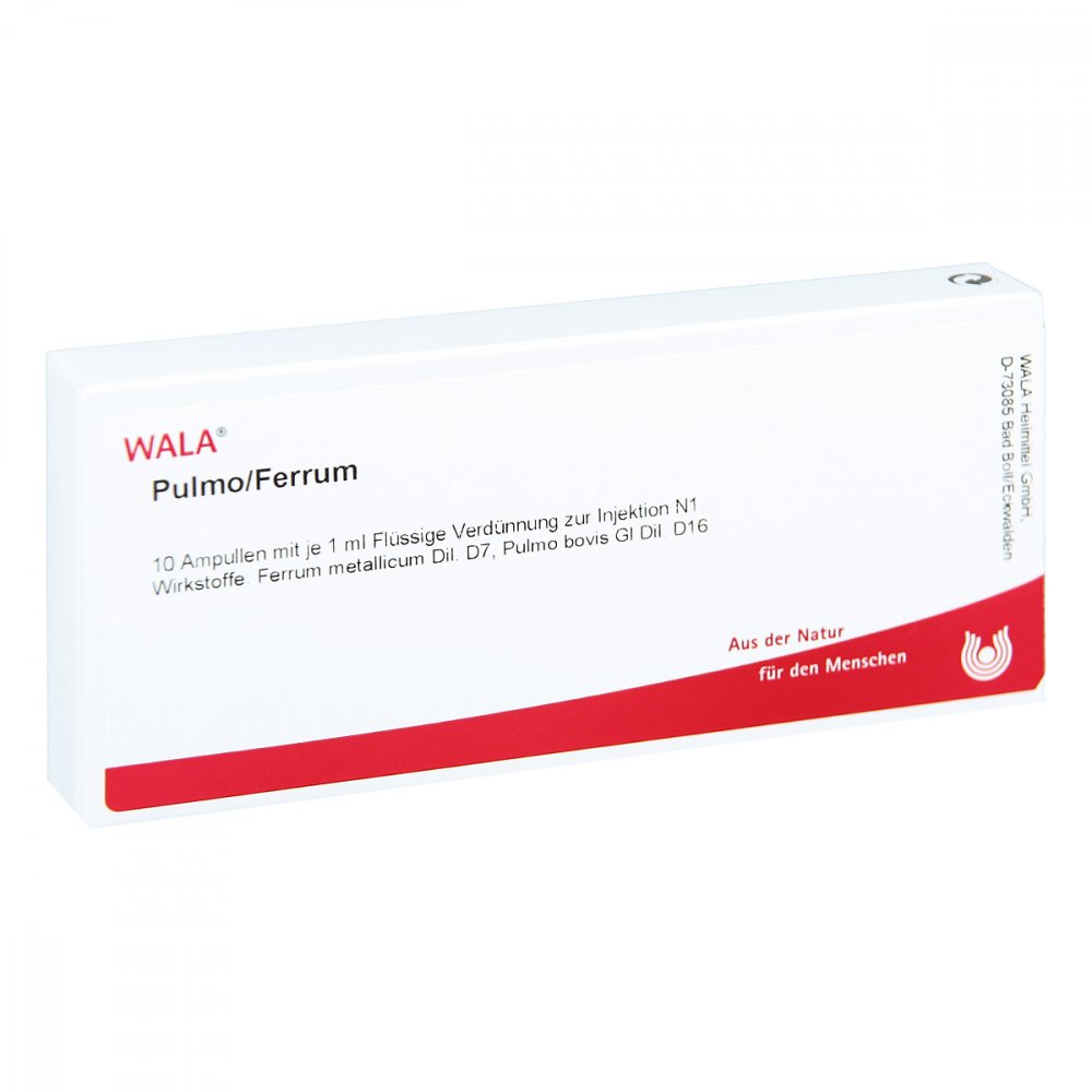 WALA Heilmittel GmbH Pulmo/ Ferrum Ampullen 02086483