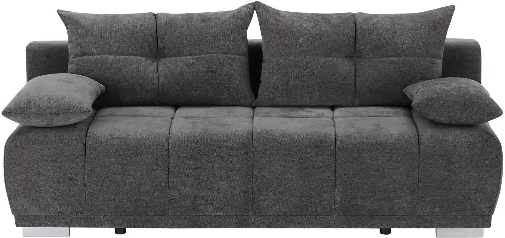 switch Schlafsofa mit Boxspringpolsterung  Gala ¦ grau ¦ Maße (cm): B: 208 H: 92