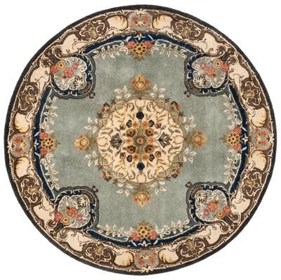 SAFAVIEH Handmade Bergama Rosey Oriental Hand-spun Wool Rug