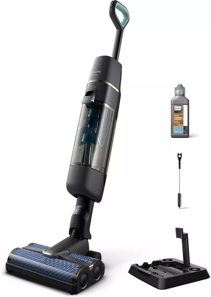 Philips AquaTrio 7000 XW7110/01 - Nass-/ Trockensauger kabellos 3 in 1: Wischen, Abziehen und Saugen