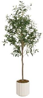 Kate and Laurel Oliveira Faux Olive Tree