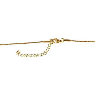 Kette ohne Anhänger ADELIA´S "Halskette mit Anhänger – aus Edelstahl", gold, Halsketten, Damen, 58cm, Edelstahl, Ideal als Geschenk zum Geburtstag