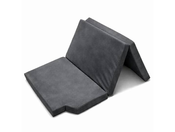 GoldenGroup Auto Matratze 200cm x 110cm - Passend für Mercedes Marco Polo - Faltbare - Camping Matratze - Auto Camping Zubehör - Klappmatratze Velvet-Grau 10cm