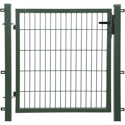 Zauneinzeltür GARDEN 'N' MORE "Einzeltor Excellent", grün, B:100cm H:100cm, Stahl, Tore, 103 cm hoch, grün