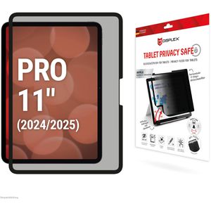Displex Displayschutzfolie Tablet Privacy Safe, 3H, für Apple iPad Pro 11 2025 M5 und 2024 M4, aus Hartglas
