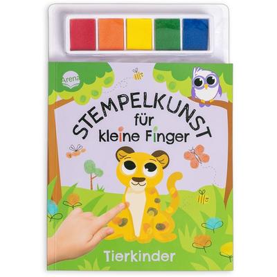 Stempelkunst für kleine Finger. Tierkinder, Set von Hinkler, Arena, 978-3-401-71938-2