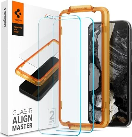 Spigen Glass tR AlignMaster 2 Pack Google Pixel 8a, 2 Stk