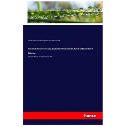 Gesellschaft zur Förderung deutscher Wissenschaft, Kunst und Literatur in Böhmen, Fachbücher von Gesellschaft zur Förderung deutscher Wissenschaft