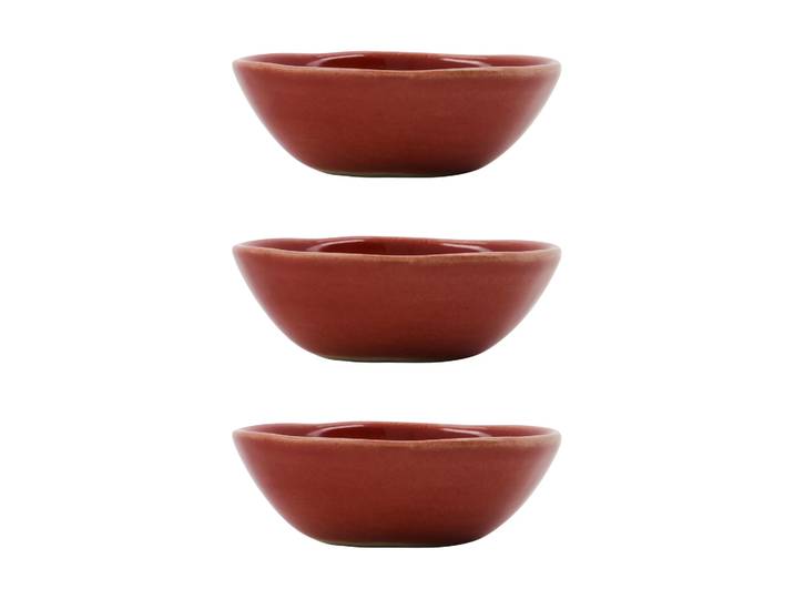 House Doctor Bol Diva 4 cl, lot de 3 Rouge