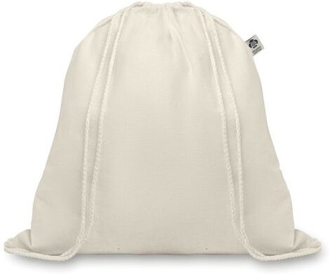 Set de couture personnalisable en boîte ronde coton biologique beige