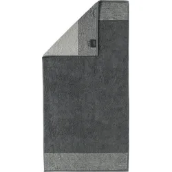 Two-Tone Handtuch 80 x 150 cm dunkelgrau