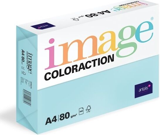 Image Coloraction A4, 80g, 500ark, Azure Blue