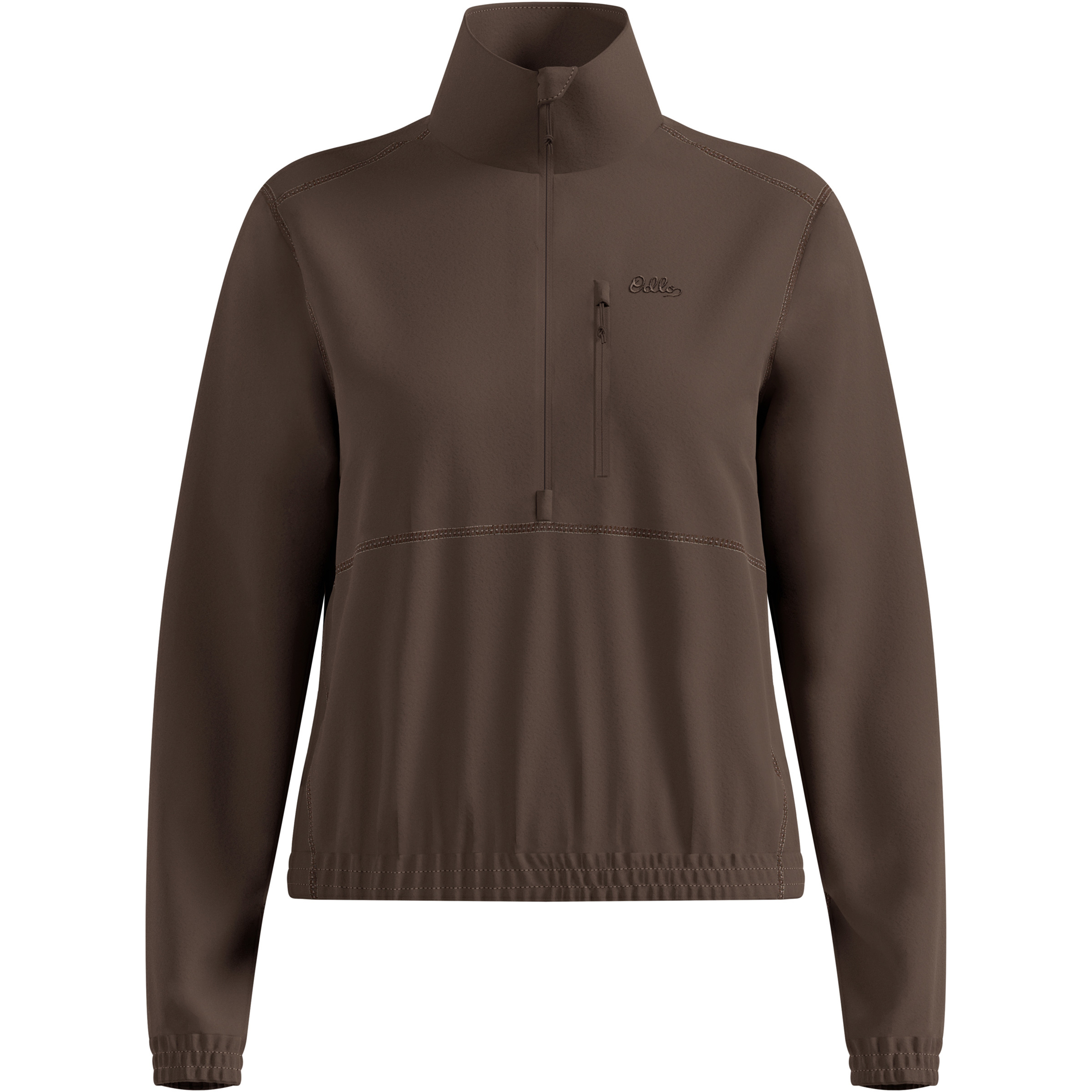 Odlo Classic Damen Pullover braun Größe M Trekking Atmungsaktiv