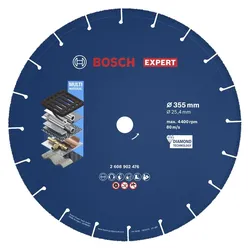 Bosch Professional, Sägeblatt, EXPERT Metal Diamanttrennscheibe, 355 x 25,4 mm