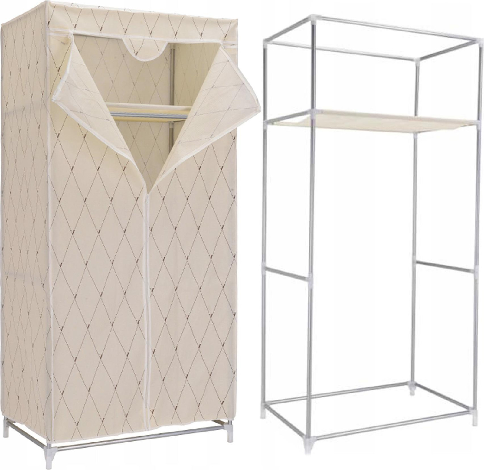 Gockowiak Textielgarderobe voor volwassenen, Metaal en Textiel
