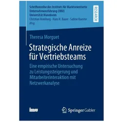 Strategische Anreize für Vertriebsteams, Fachbücher von Theresa Morguet