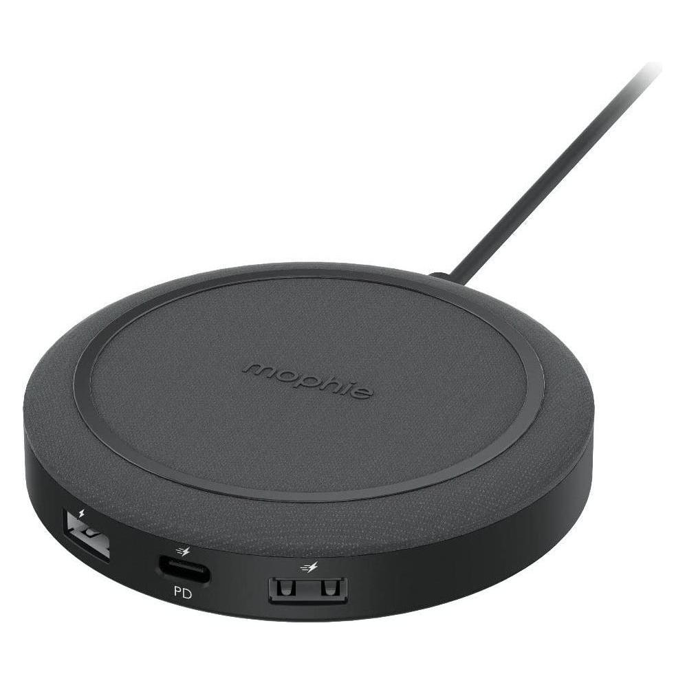 mophie Universal Wireless Charging Hub - ładowarka do czterech urządzeń, ładowanie bezprzewodowe 10 (15 W) (401307464)