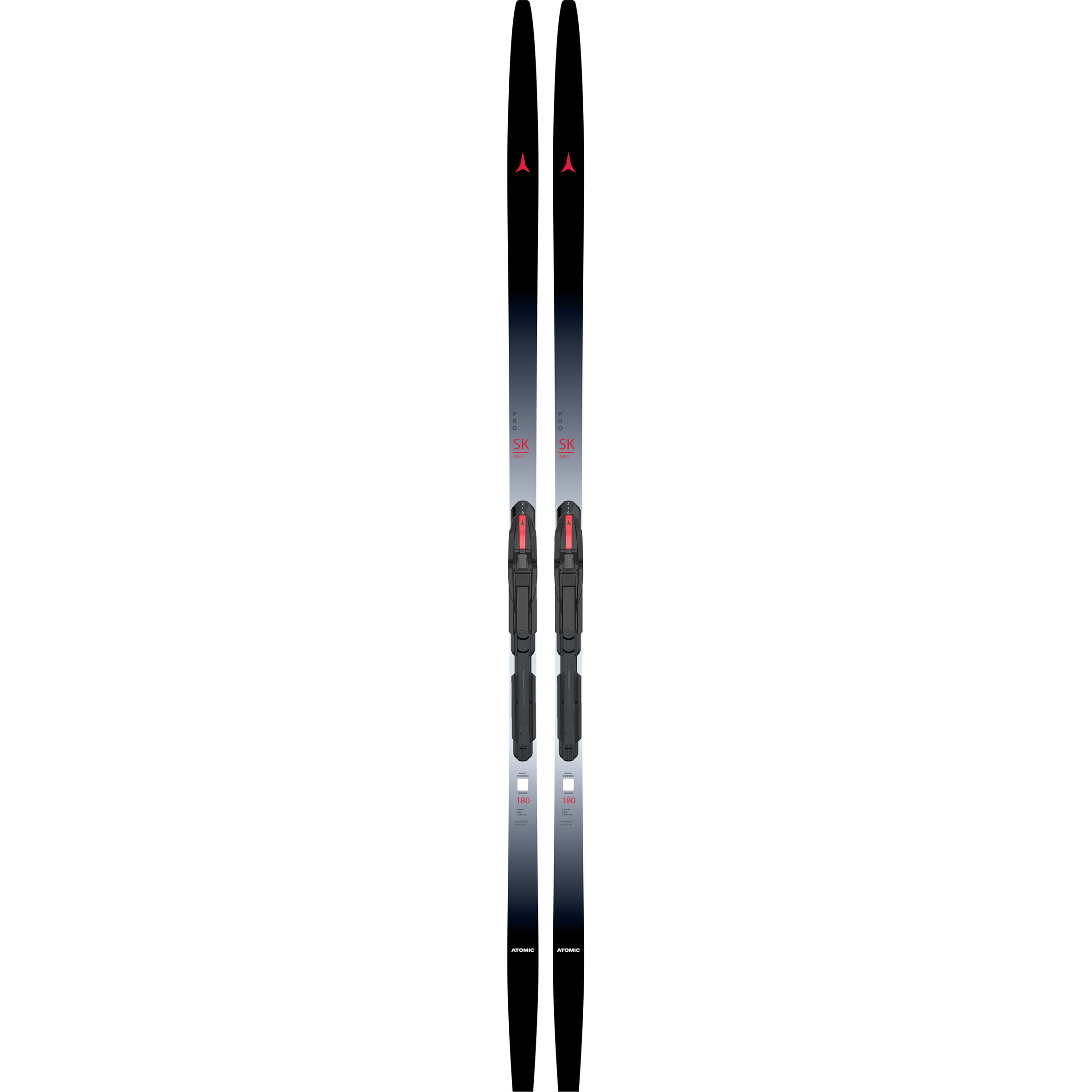 Atomic Pro Skate Gen S Med + Shift Skatingset 26/27 Ski weiss Größe 180CM | 65-80KG Langlauf Skating