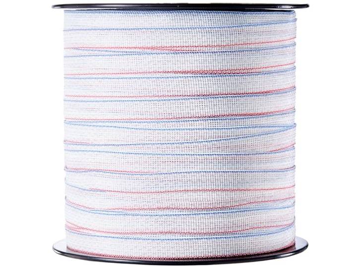 VEVOR Ruban de Clôture Électrique\, 500 m\, Fibre PEHD Tissé et 6 Brins de Fil Acier Inoxydable\, Largeur 19 mm\, Résistance à Rouille\, Conductivité Fiable\, Sangle de Clôture pour Chevaux\, Bovins\, Bétail