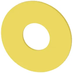 Siemens 3SU1900-0BN31-0AA0 Unterlegscheibe für NOT-HALT, gelb, ohne Aufschrift, Außendurchmesser 60 mm 3SU19000BN310AA0  - 10 Stück