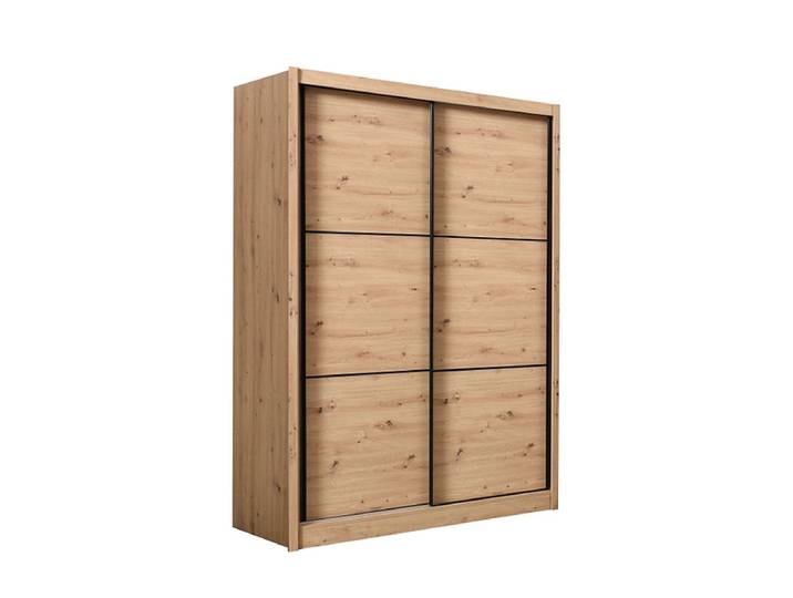 Schwebetürenschrank NAVARA artisan eiche 2 Türen
