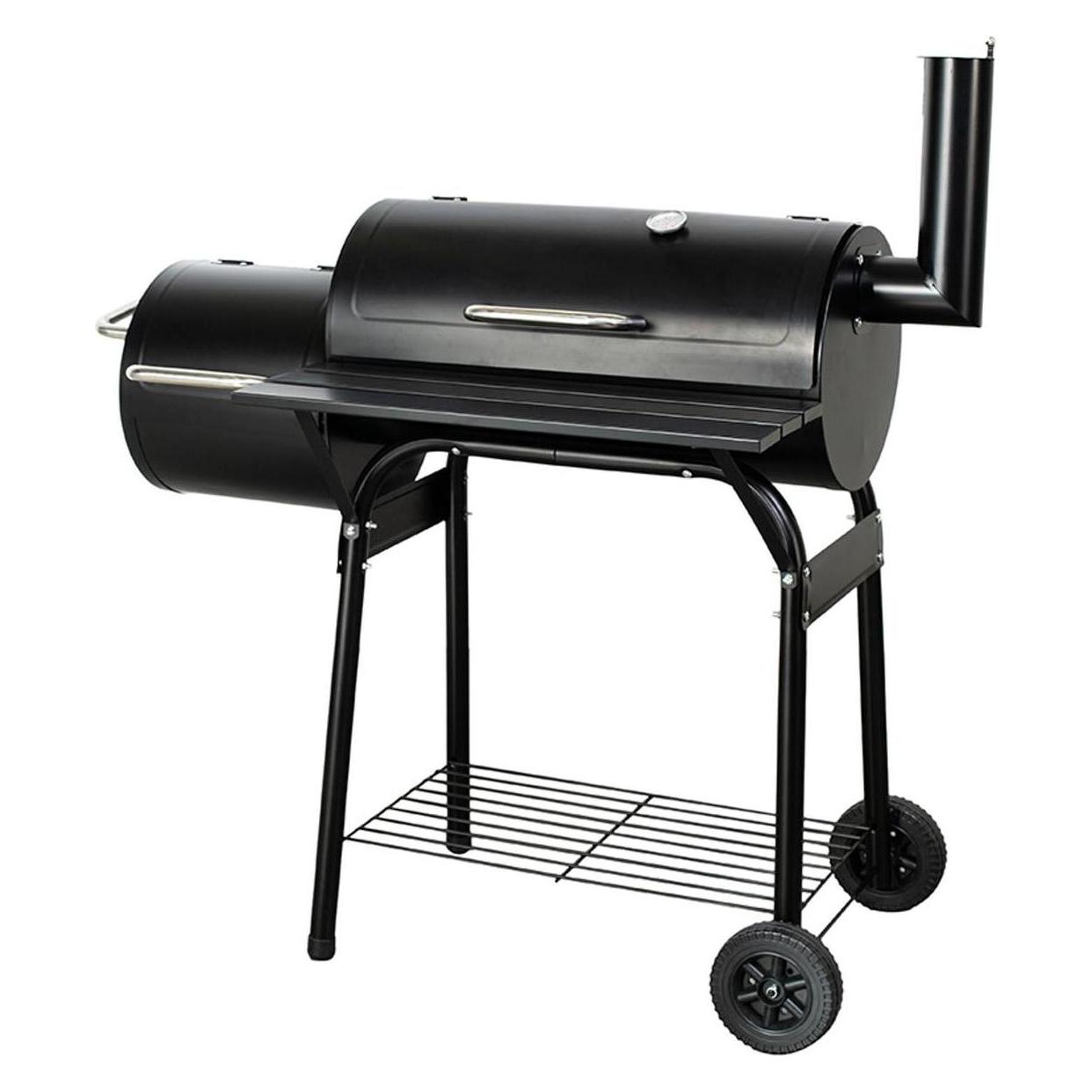Master Grill & Party MG507 Grill z wędzarnią węglowy 40 cm x 36 cm (40 cm) (MG507)