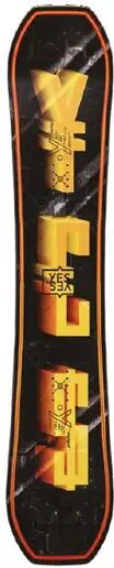 Yes Snowboards Yes Jackpot Snowboard (Black)  - Black;Yellow;Orange - Size: 152cm